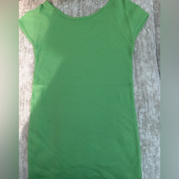 Poof! Tops - Green Juniors Short Sleeve Top